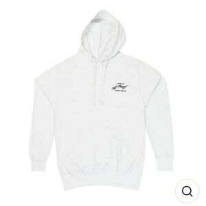 Jonas Brothers Women's White Hoodie Pullover Sweater ‎ NWOT